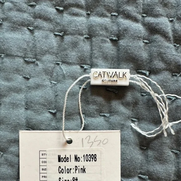 Catwalk Couture Beaded Evening Gown US 4 Prom Dress Pink Silver Formal Luxury - Picture 11 of 13